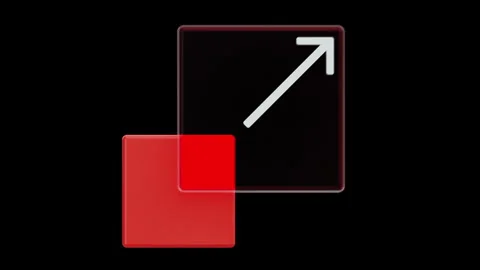 3D Animated Icon of Scale Tool, Graphic Design 3D Animation 3D Set Stock Footage 279039731