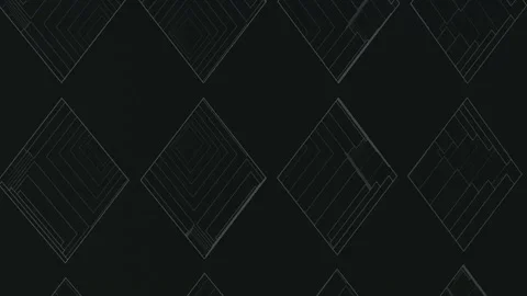 3d animated illustration diamond shaped boxes expand into 3d layer shapes coo Stock Footage 142808486