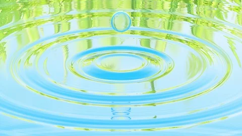 3D animated loop of the water droplet in UHD 스톡 동영상 89385180