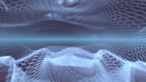3D animated moving liquid flowing ripple wave effect reflections Vidéo 277859791