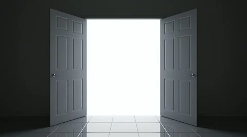 3D animated open doors camera fly through , alpha mask is included 動画素材 65367133