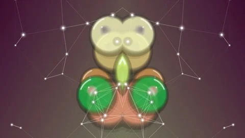 3D Animated Owl Character with Constellation. Stock Footage 329483073