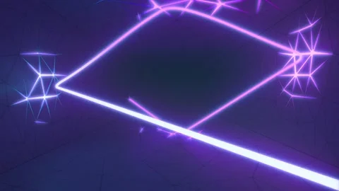 3d animated rendering of glowing lines. Stock Footage 112887806