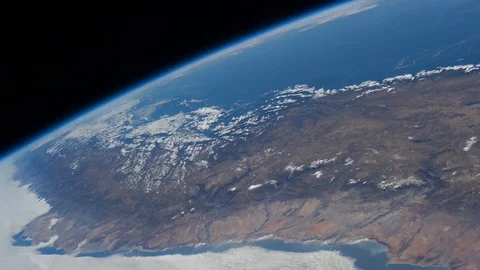 3D Animated Satellite View of Peruvian Coast Stock Footage 76284856