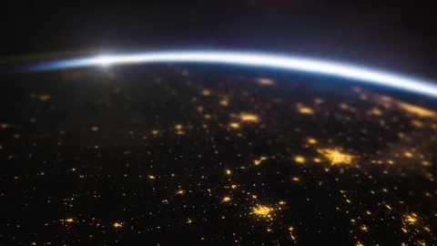 3D Animated Satellite View of USA Stock Footage 76284796