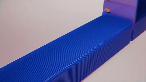 3d Animated Stack Of Cards Stock Footage 271616261