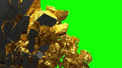 3D animated surface destruction 스톡 동영상 178087107