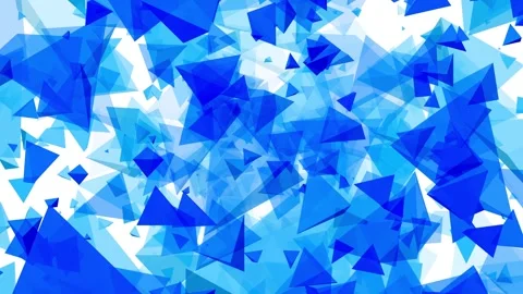 3D animated triangle shapes pyramid polygon vector floating flying to Stock Footage 276110971