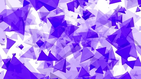 3D animated triangle shapes pyramid polygon vector floating flying to Stock Footage 276111125