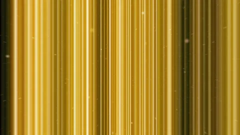 3d animation of abstract background of golden beams with particulars Stock Footage 267029694