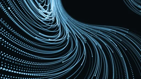 3d animation. abstract background lines Stock Footage 302654594