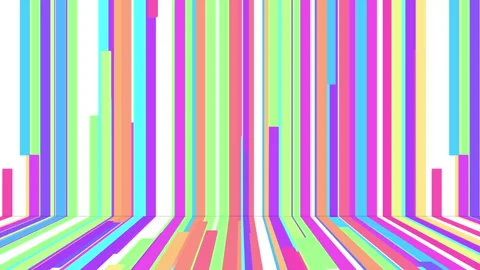 3d animation of abstract background with random colorize animated lines Stock Footage 260322363