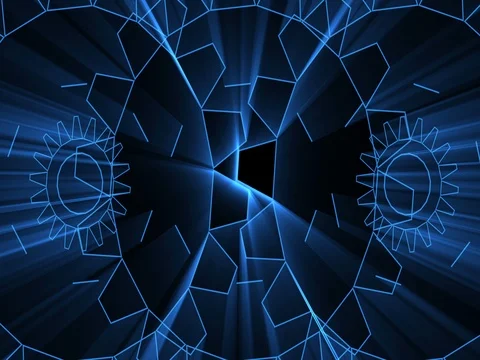 3D Animation of  Abstract Background with Seamless Loop. Stock Footage 80398584