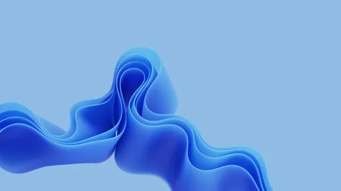 3d animation, abstract blue background Stock Footage 252039959