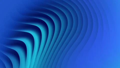 3d animation, abstract blue waves motion background seamless looping. Smoot.. Stock Footage 317448041