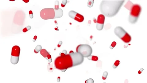 3d animation: Abstract looped background with lots of flying and rotating white Stock Footage 149435187