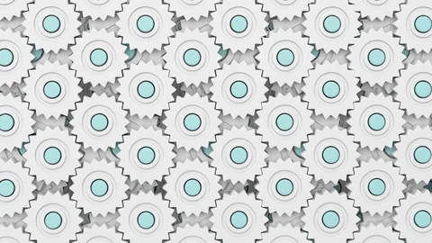 3D Animation of the Abstract Mechanism Stock Footage 85213124