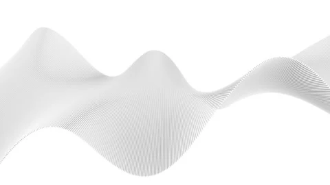3d animation of abstract moving white elements. Seamless loop. Stock Footage 140384765