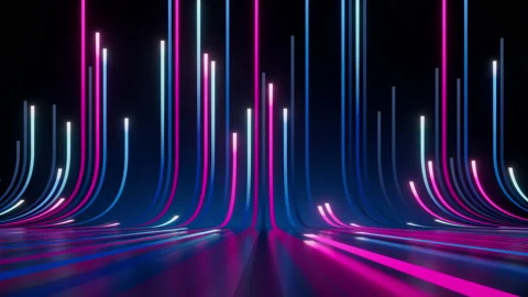 Ribbons Abstract Background Stock Footage ~ Royalty Free Stock Videos ...