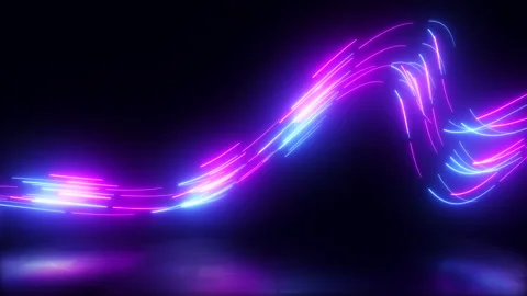 3D animation, Abstract neon background w... | Stock Video | Pond5