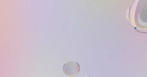 3D animation of Abstract smooth liquid shape. Holographic cloth ball with Stock Footage 236206152