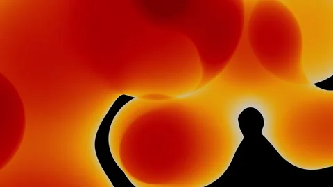 3D animation of abstract smooth volume object with transparent material Stock Footage 270136342