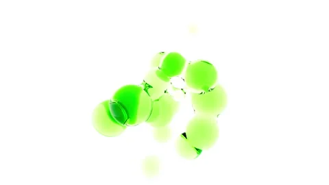 3D animation of abstract volume liquid object and water material Stock Footage 270375896