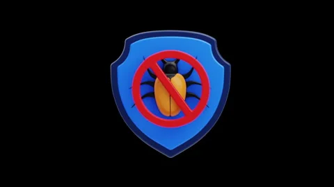 3D Animation of Anti Malware Stock Footage 286977957