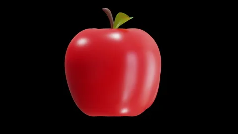 3D Animation of Apple Stock Footage 286766515