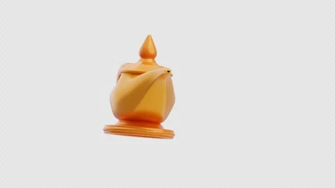 3D Animation of Arabic Teapot Stock Footage 304725432