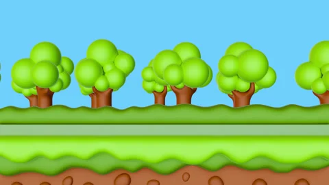 3d animation background for game. Stock Footage 296096904
