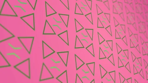 3D animation background with triangle and lines Stock Footage 105949620
