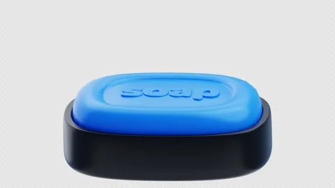 3D Animation of Bar Soap Stock Footage 306503039
