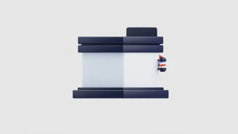 3D Animation of Barber Shop Stock Footage 301958981
