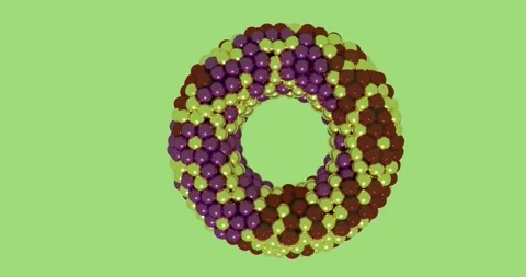 3D Animation of beads.  Stock Footage 246954804