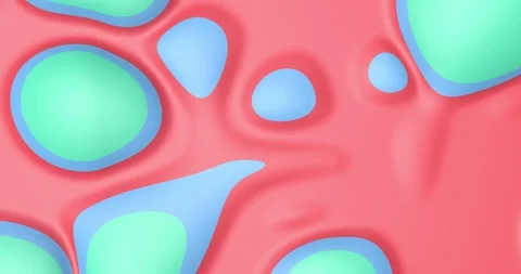 3D animation of beautiful bubbles birch pink abstract Animation gradient Stock Footage 126087691