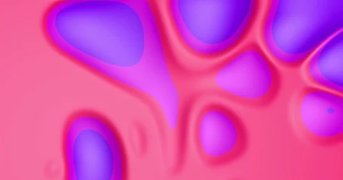 3D animation of beautiful bubbles pink purple abstract Animation gradient 動画素材 126086466