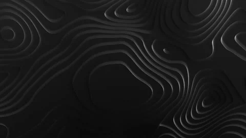 3d animation, black white abstract lines map topology topographic background art Stock Footage 228771953