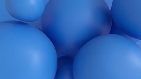 3D animation of blue abstract smooth. Stock Footage 249583129