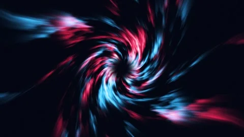 3D animation of blue and pink high speed flying lines in spiral motion. Stock Footage 251746808