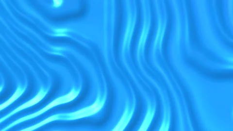 3D animation of blue texture made of waving lines, loopable abstract animated ba Video stock 212967367
