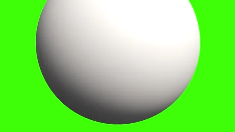 3d animation of a bouncing ball and a table tennis racket on a green bg Stock-Footage 302655749