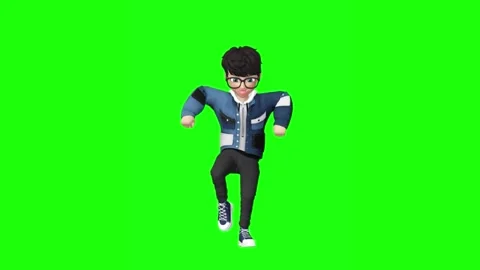 3d animation of a boy 库存影片 205516738