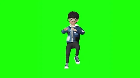 3d animation of a boy 库存影片 205977145