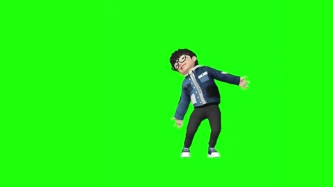 3d animation of a boy 库存影片 205977243
