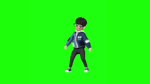 3d animation of a boy 库存影片 205977267