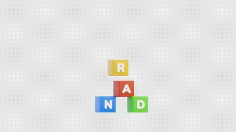 3D Animation of Branding Stock Footage 297336328