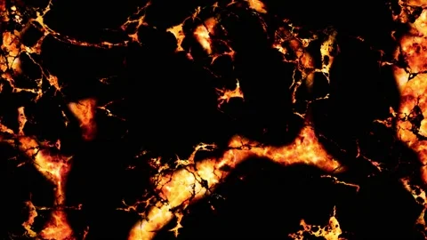 3d animation of burning magma. Stock Footage 144324625
