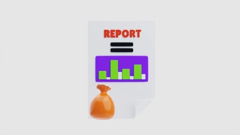 3D Animation of Business Profit Stock Footage 295338564