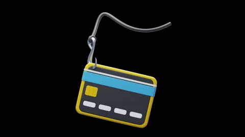 3D Animation of Card Phishing Stock Footage 286979493